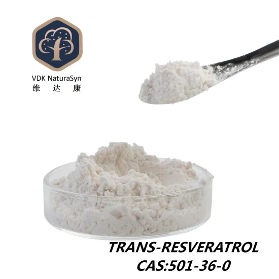 거대 매듭풀 추출물 CAS 501-36-0 Pure 99 Trans-Resvertrol 건강 관리 건강 보조 식품